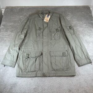 Tommy Bahama Field of Dreams Jacket Men's Large Weathered Shale Green TD5532 NWT